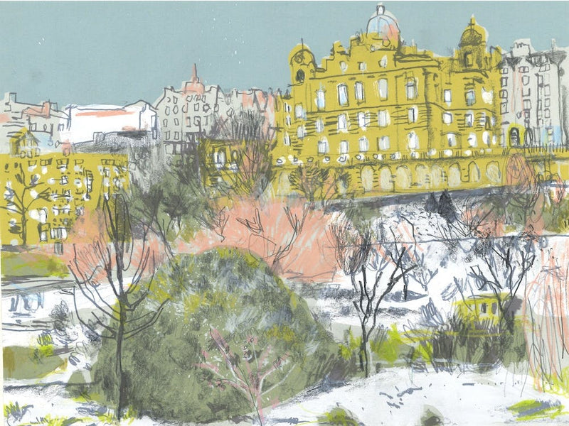 Snow On Princes St