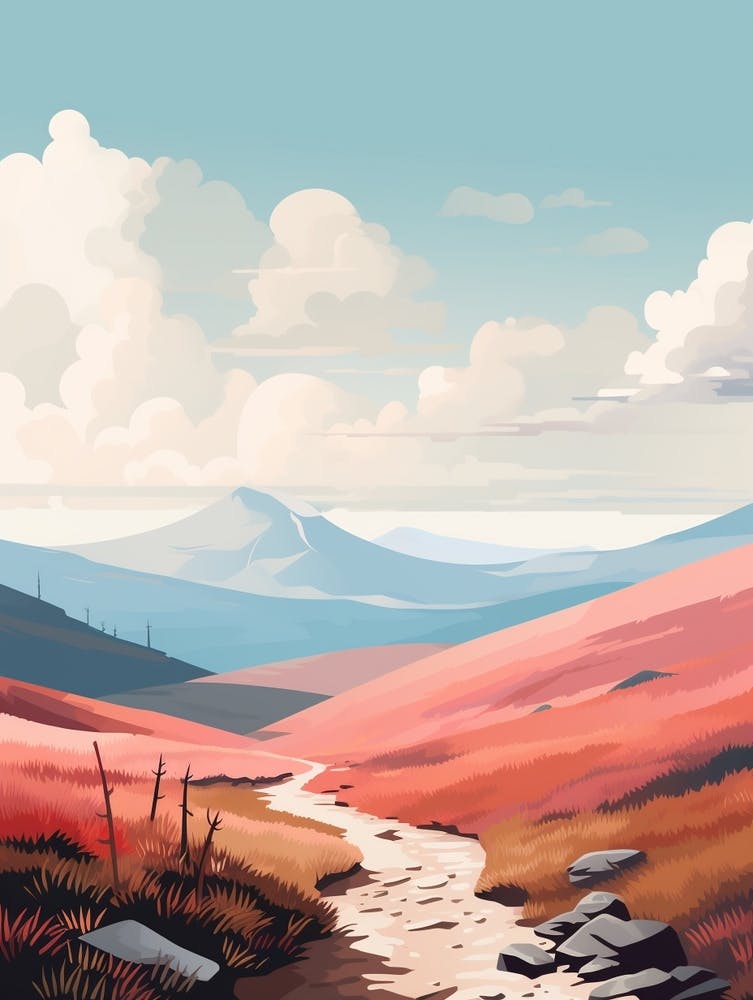 The West Highland Line Scotland 12 Hiking Trail Landscape