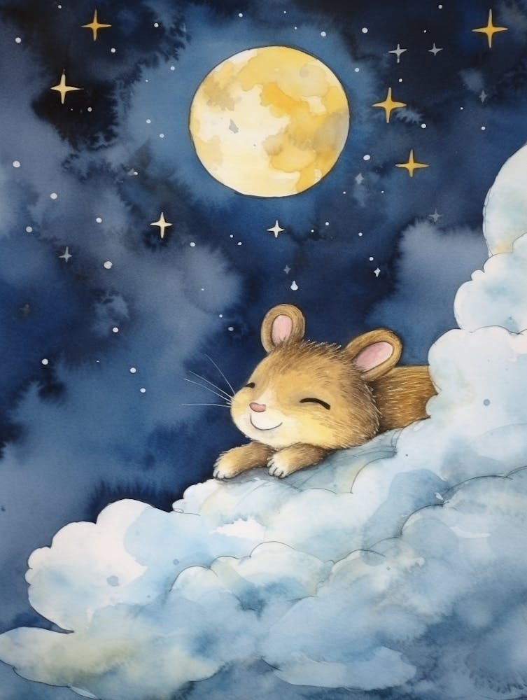 Baby Chipmunk 4 Sleeping In The Clouds