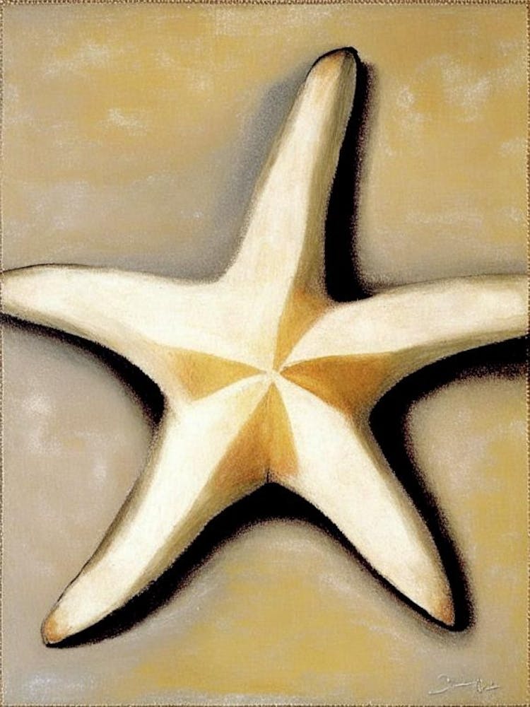 Starfish Symbol Abstract Painting