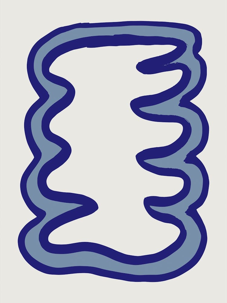 Blue Abstract Art Poster_2483673