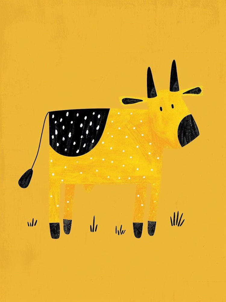 Yellow Cow 5