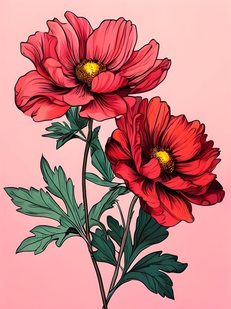 Cosmos rouge 2