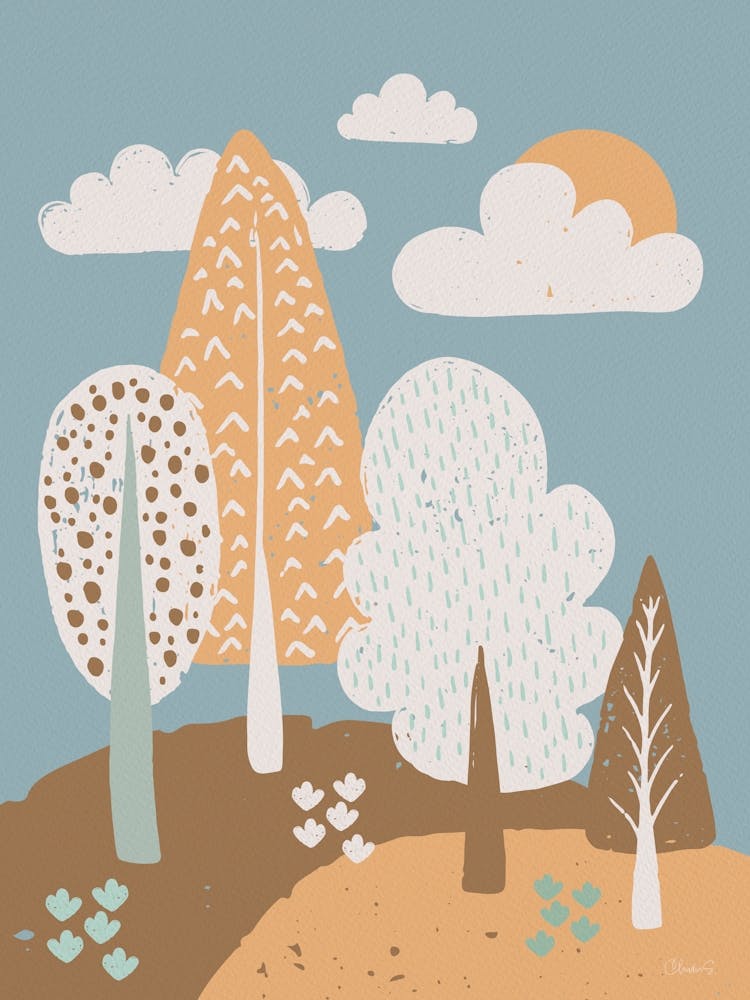Trees In The Sun