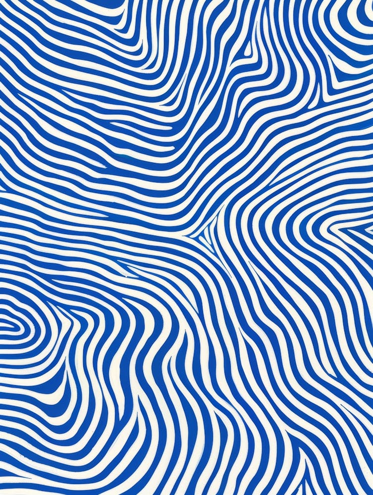 Abstract Zebra Pattern