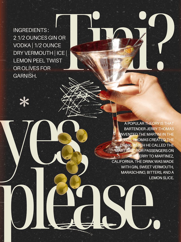 Martini Retro Kitchen Bar Cart 1