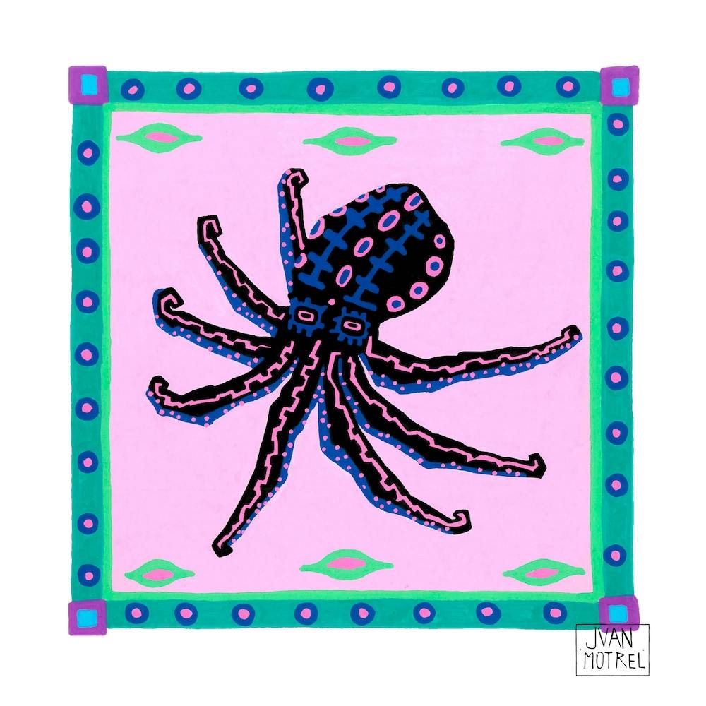 Black Octopus Square