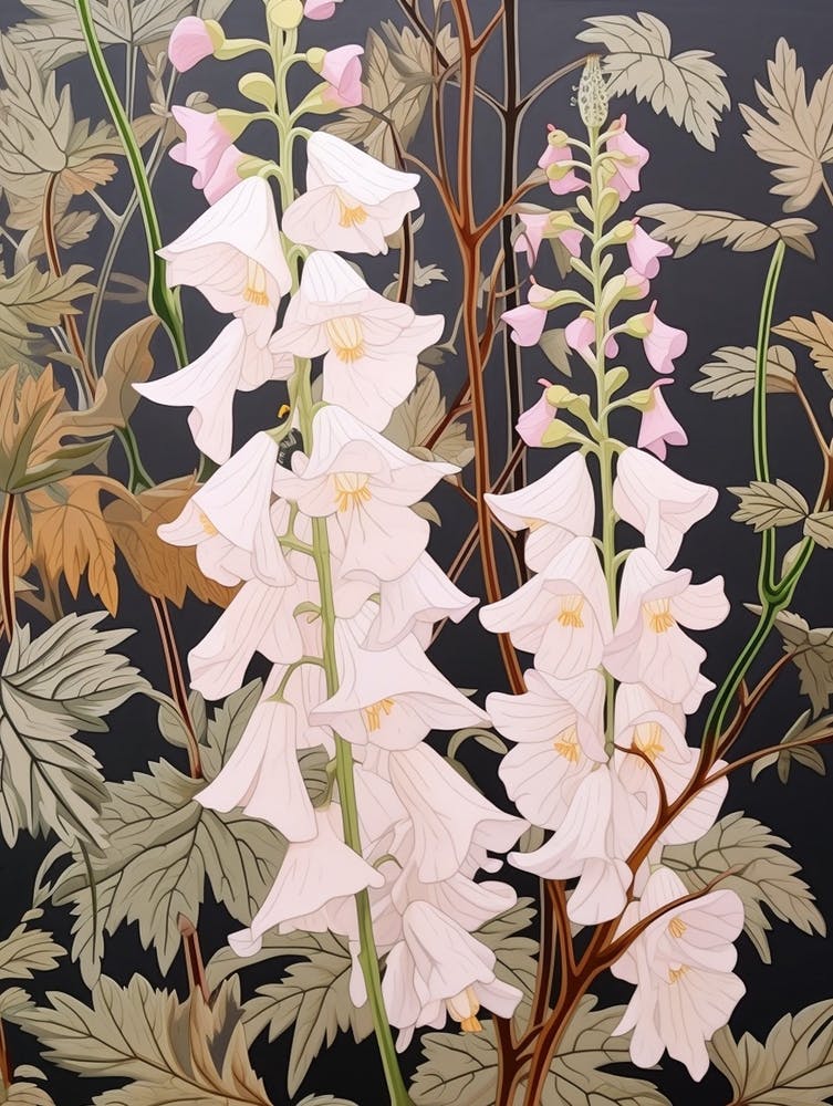Blumenillustration Rittersporn 2