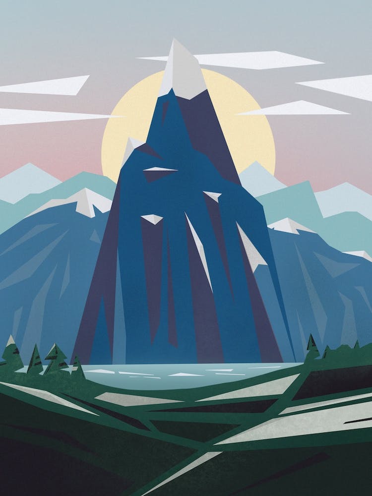 Abstract Alpine V