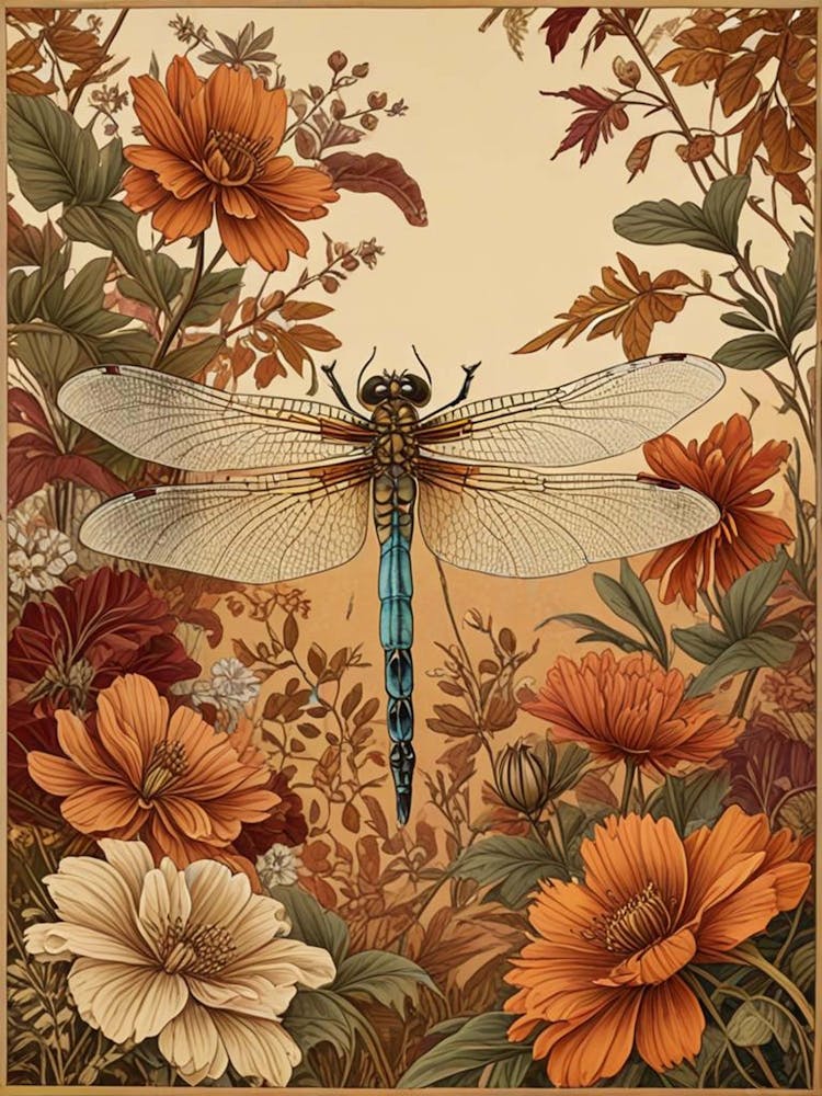 William Morris Dragonfly Autumn Exhibit 3
