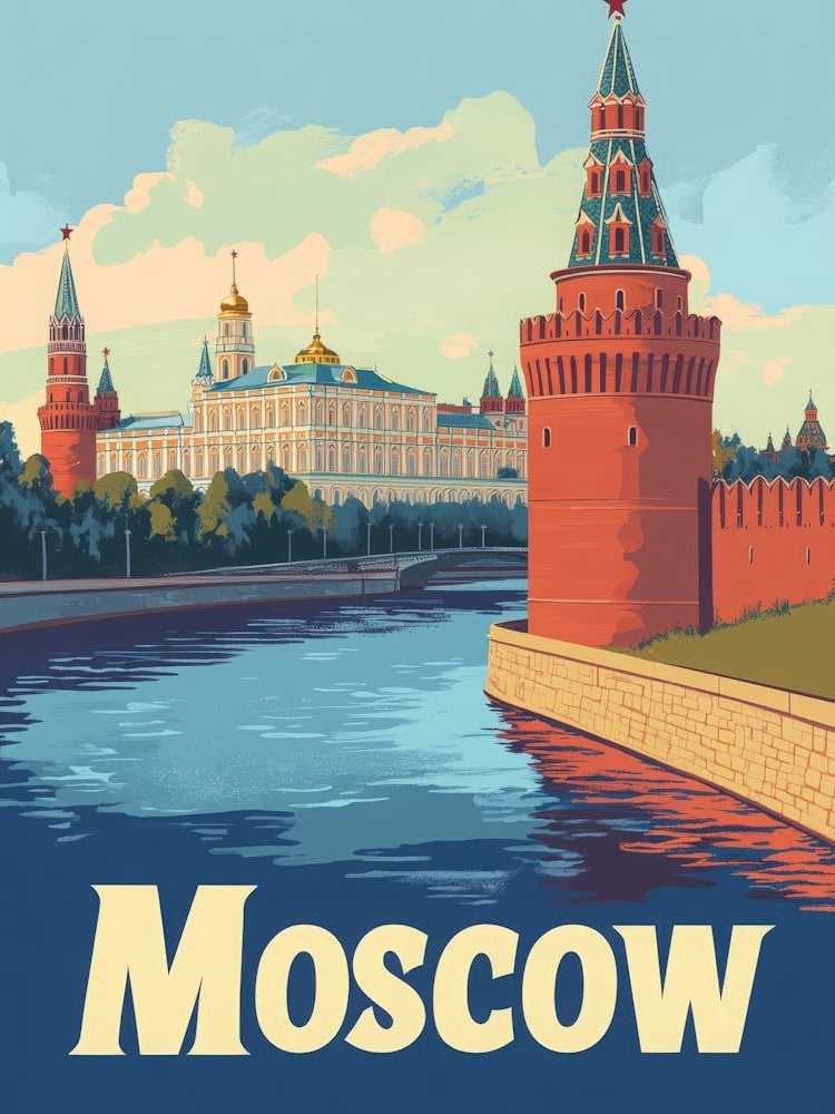 Aihrgdesign A Classic 1960s Travel Poster For Moscow Showcasi 37ab6276 311f 43b2 Ab83 0dcdd43cffe4 0