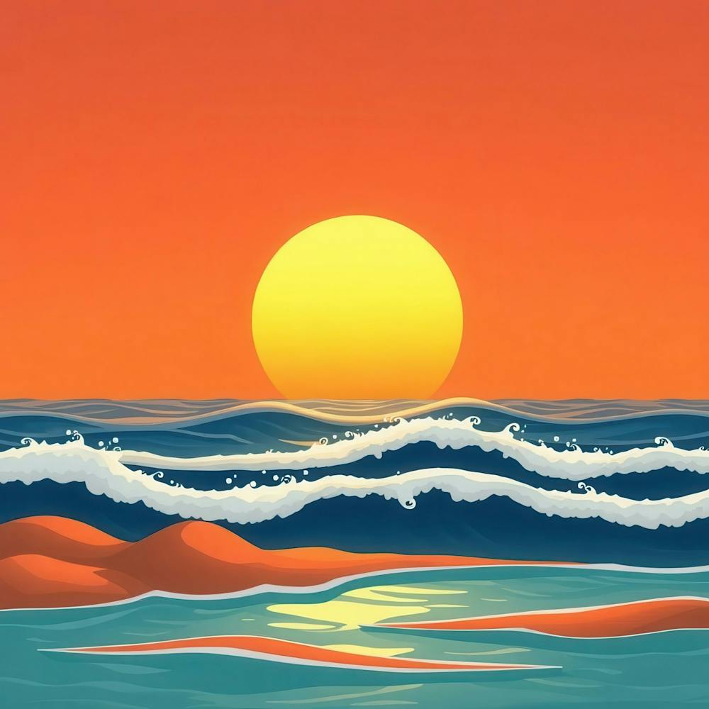 Sunset At The Beach 32