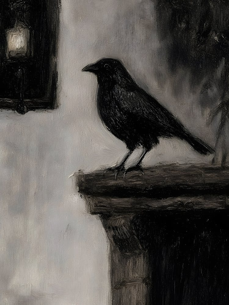 Dark Gothic Crow 7