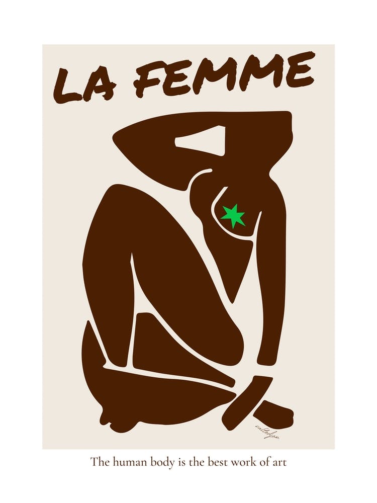 Abstract Woman Body