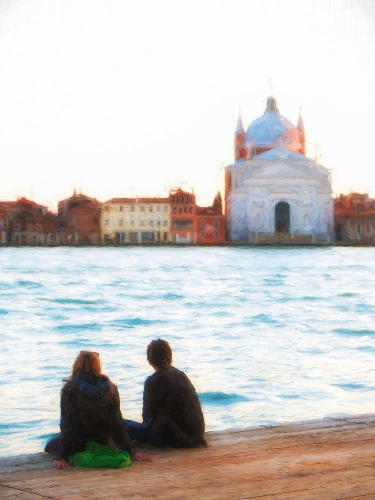 Sitting By The Giudecca Canal Venice