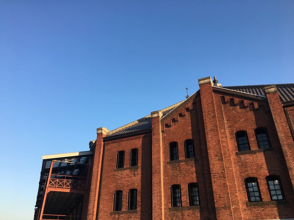 Red Brick Warehouse In Yokohama Japan