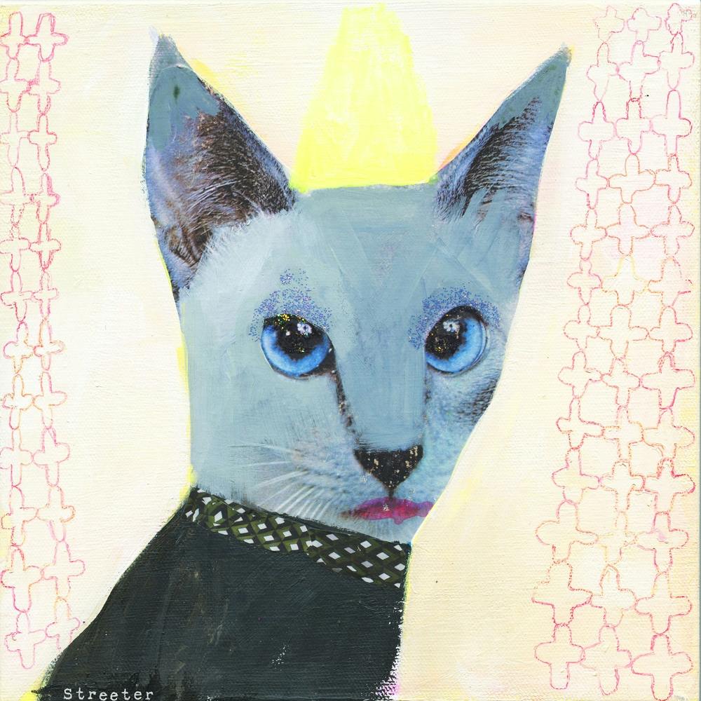 Blaue Katze