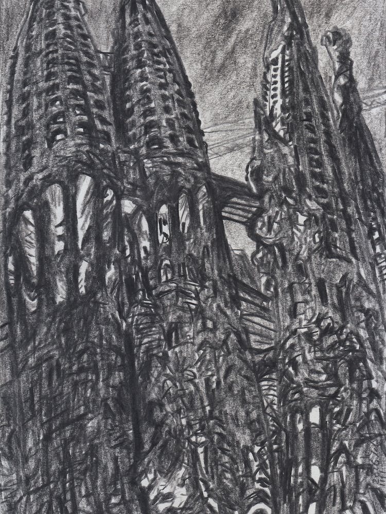 Unfinished Masterpiece At Night