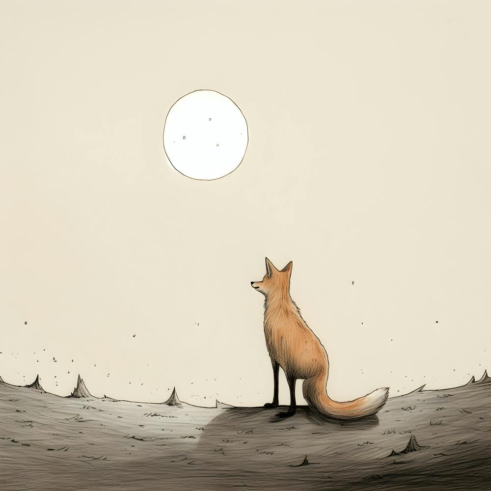 Fox and The Moon