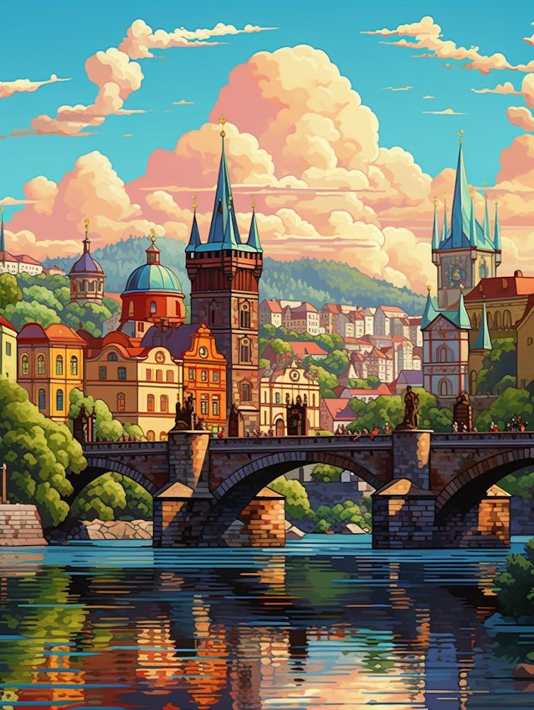 Prague Pixel Art 3