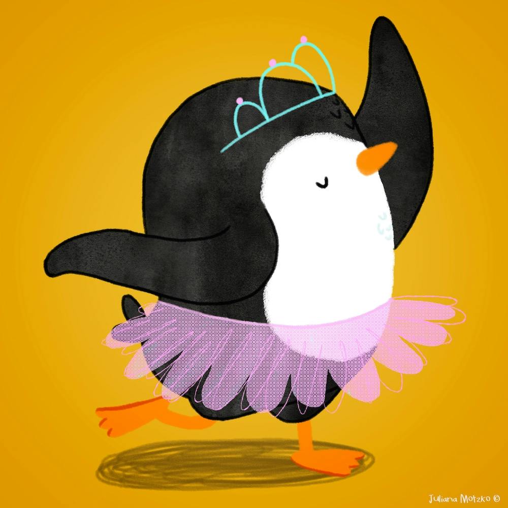 Penguin Dancing Ballet