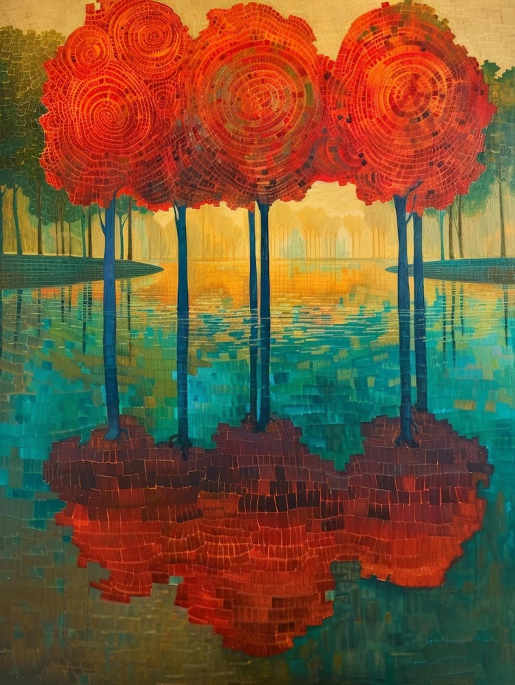 Three Trees In The Water