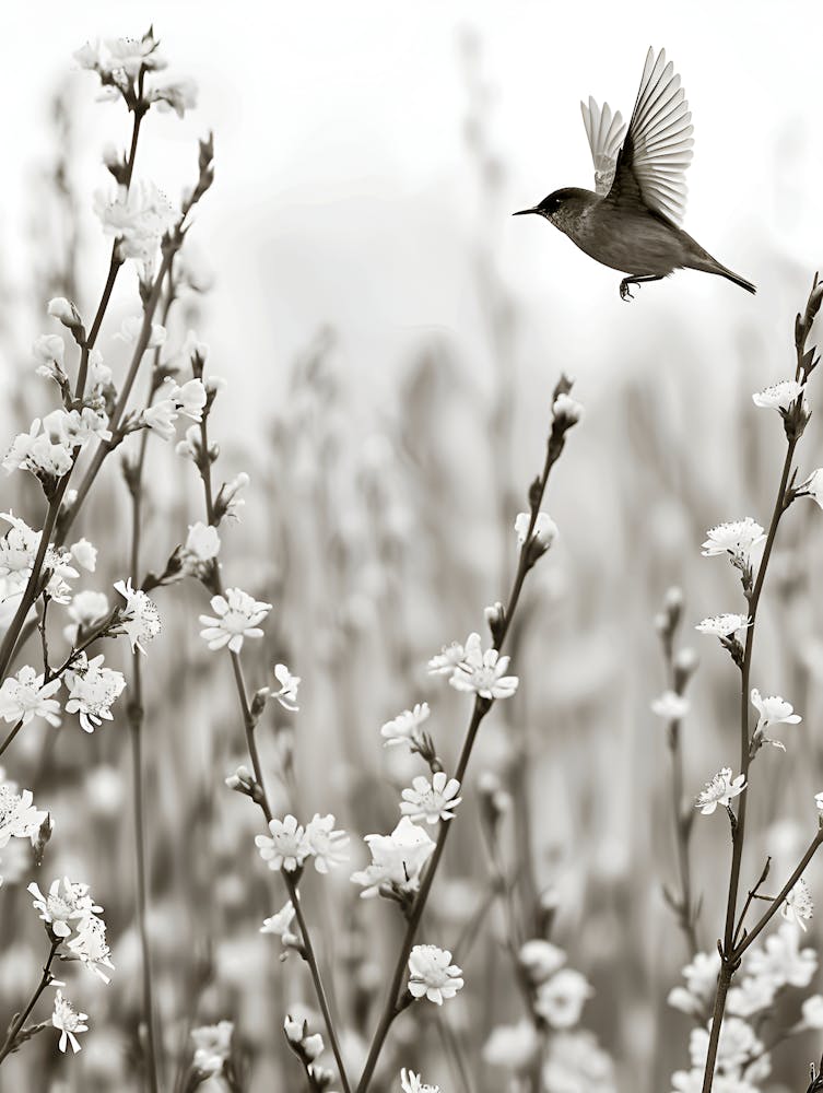 Black And White Bird