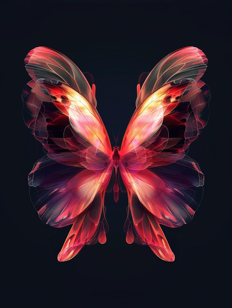 Abstract Butterfly 7