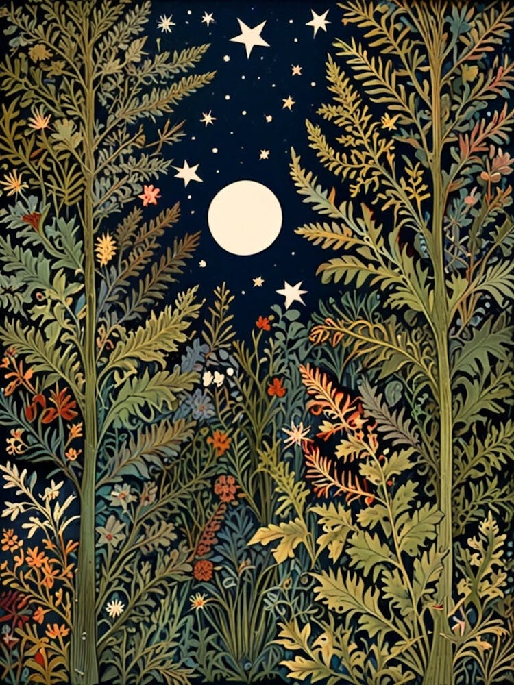 William Morris Forest At Night 41