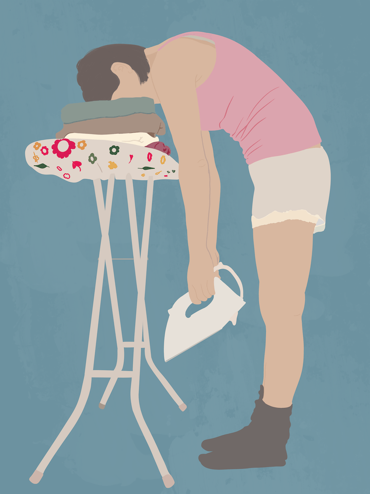 Borring during Laundry