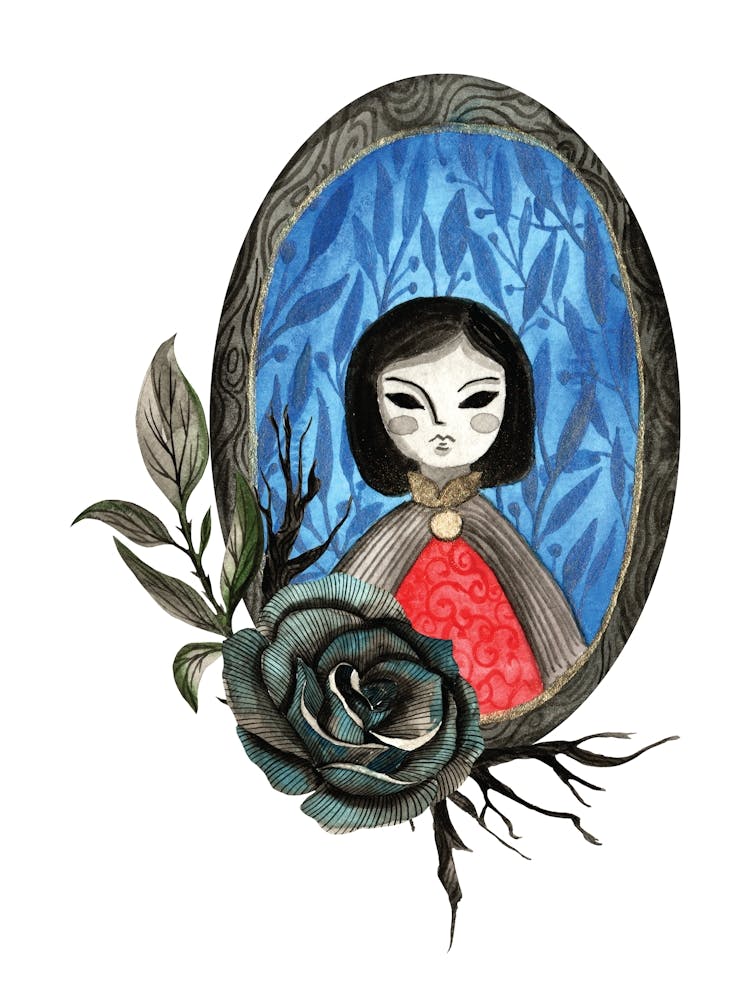 Victorian ghost girl portrait