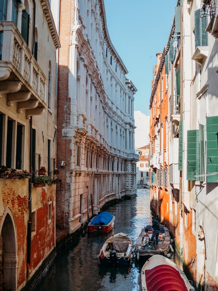 Canals of Venice, Italy travel photography poster