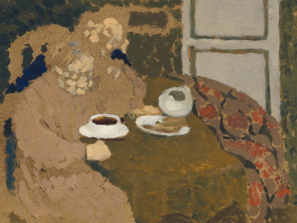 Two Women Drinking Coffee (ca, 1893) by Edouard Vuillard.
