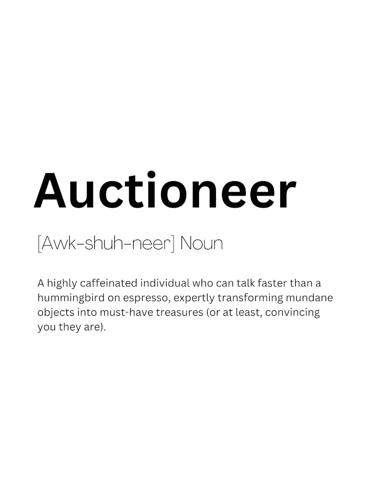 Auctioneer Definition Meaning