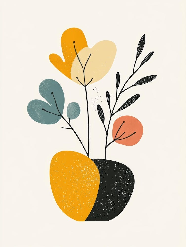 Flower Arrangement In A Vase 1