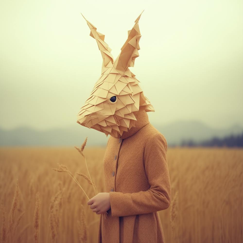 Rabbit In A Field