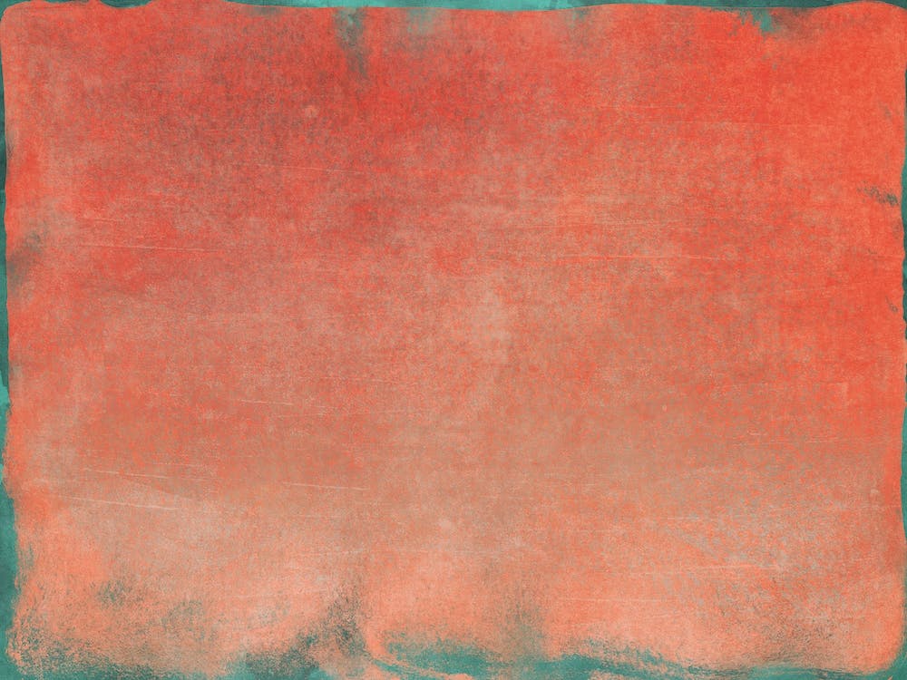 Minimal Abstract Orange Colorfield Painting 2