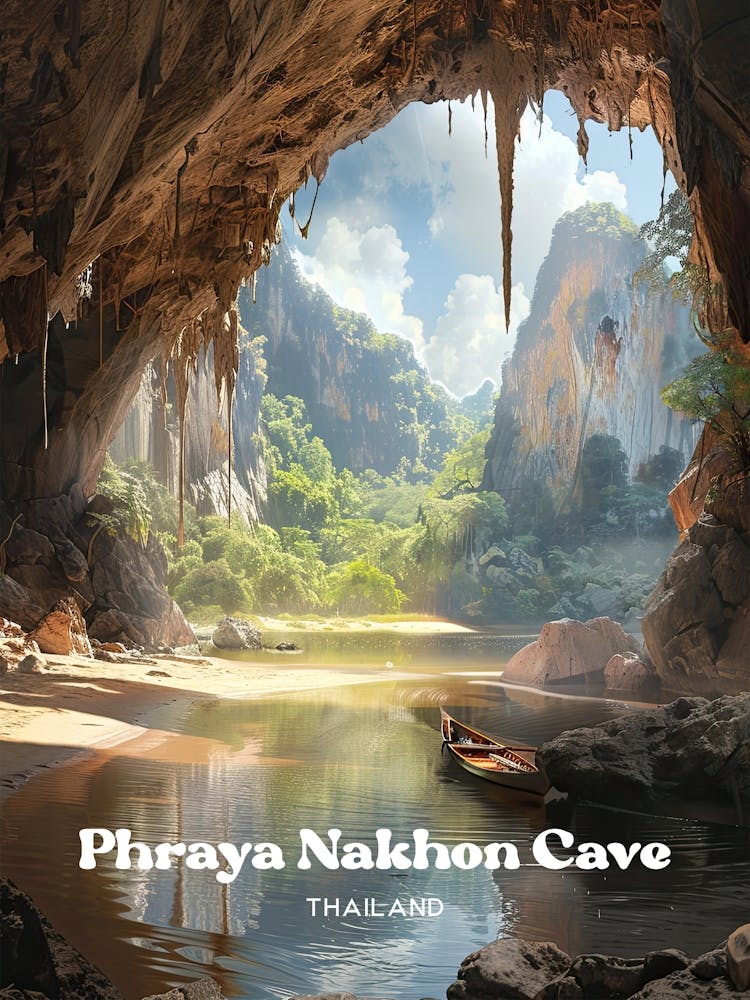 Phraya Nakhon Cave Thailand Travel Art