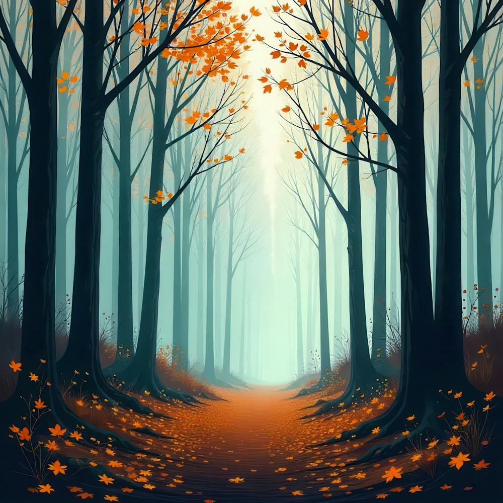 Autumn Forest Path