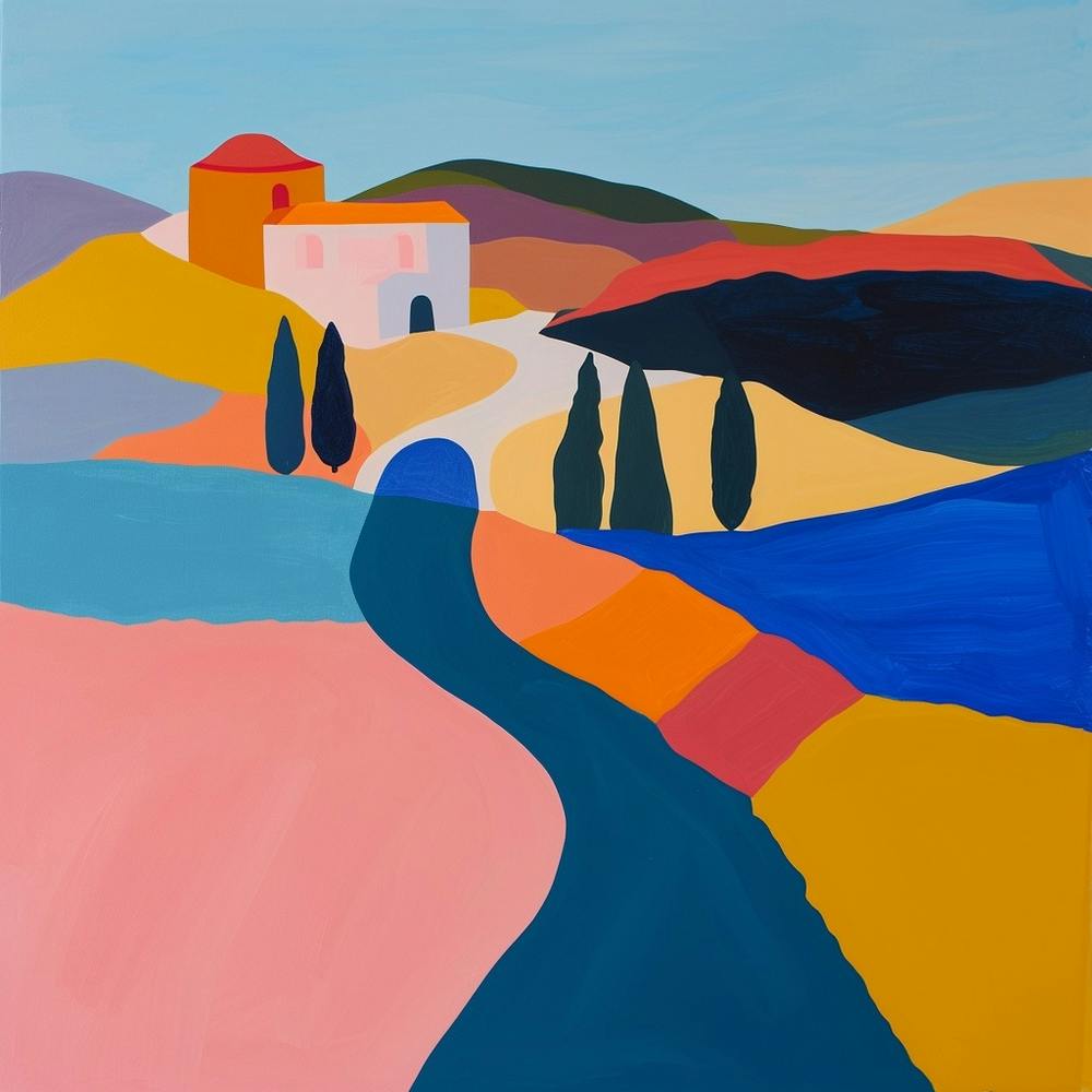 Abstract Travel Collection Greece 2