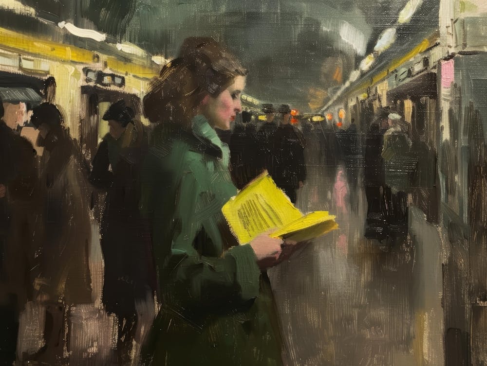Woman Reading A Book 1