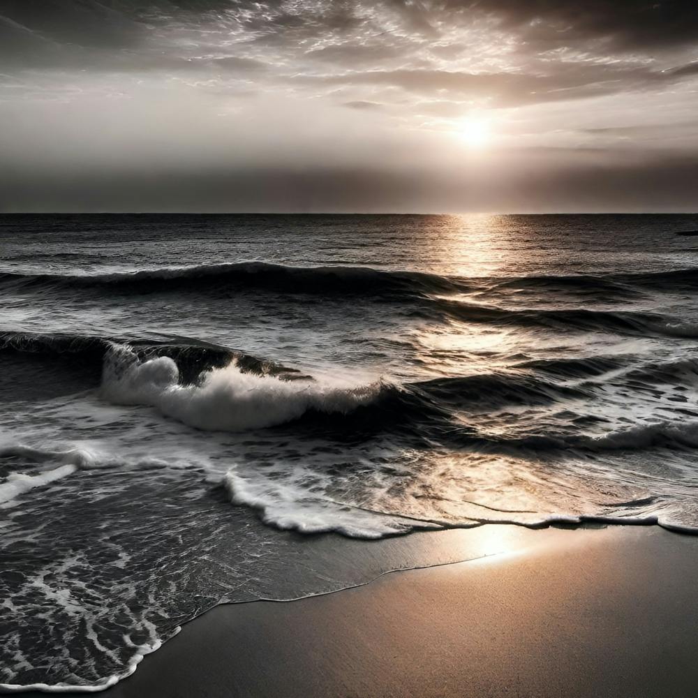 Sunset At The Beach 536