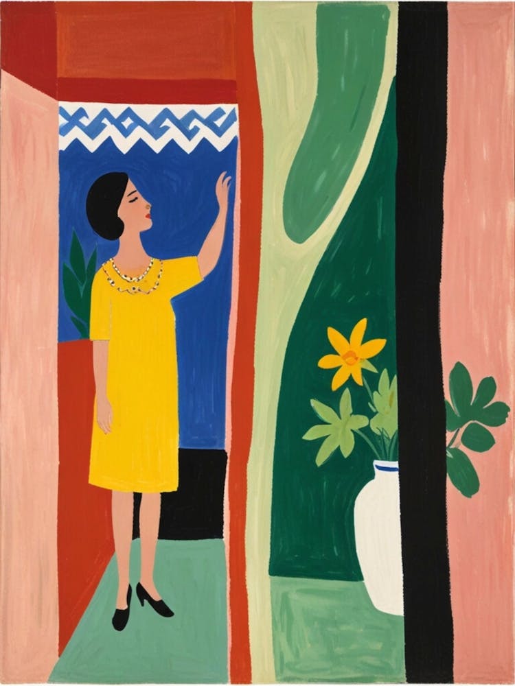 Woman In Yellow