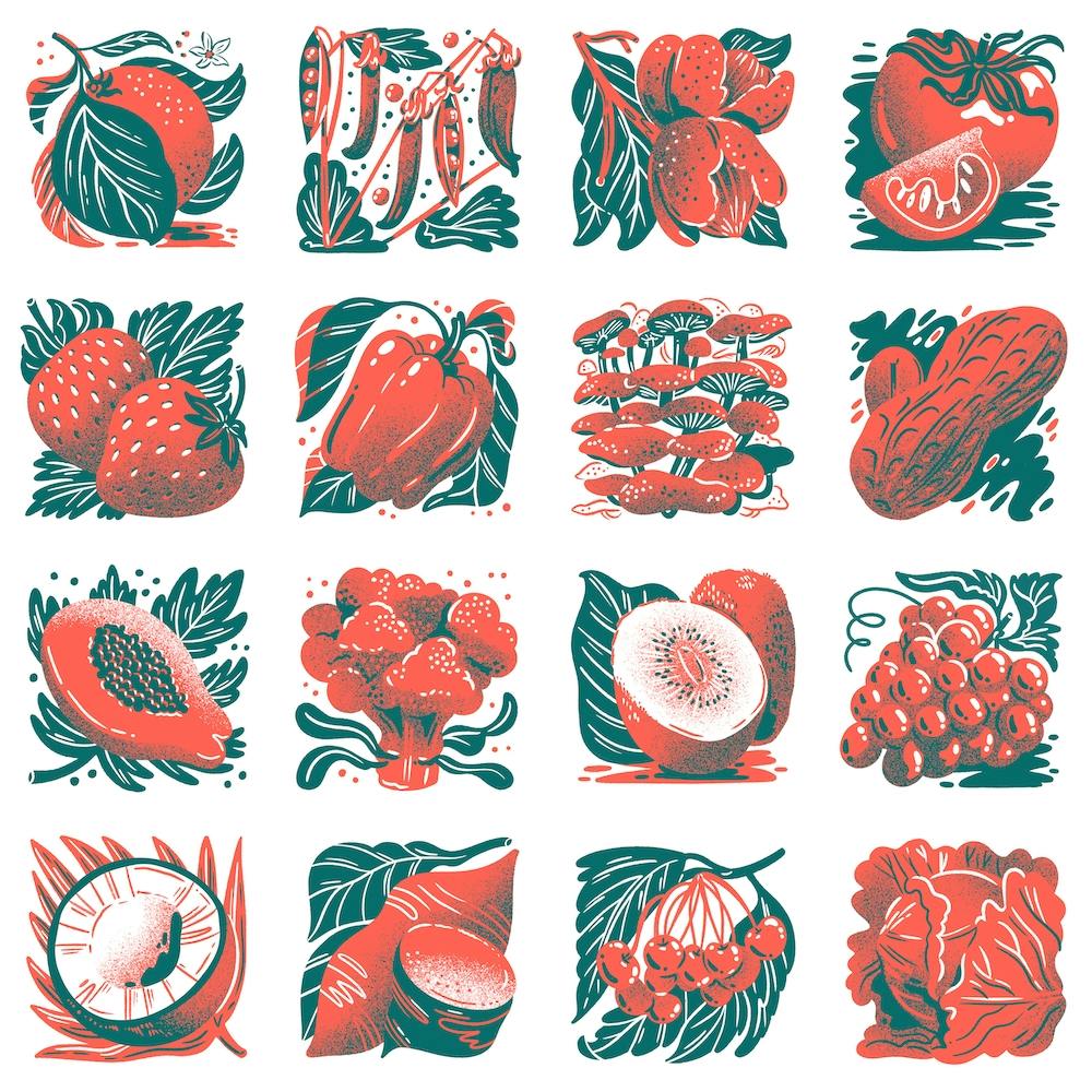 A Selection Of Healthy Fruit
