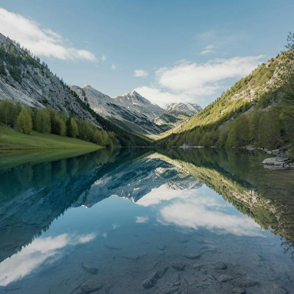 Reflection In A Lake