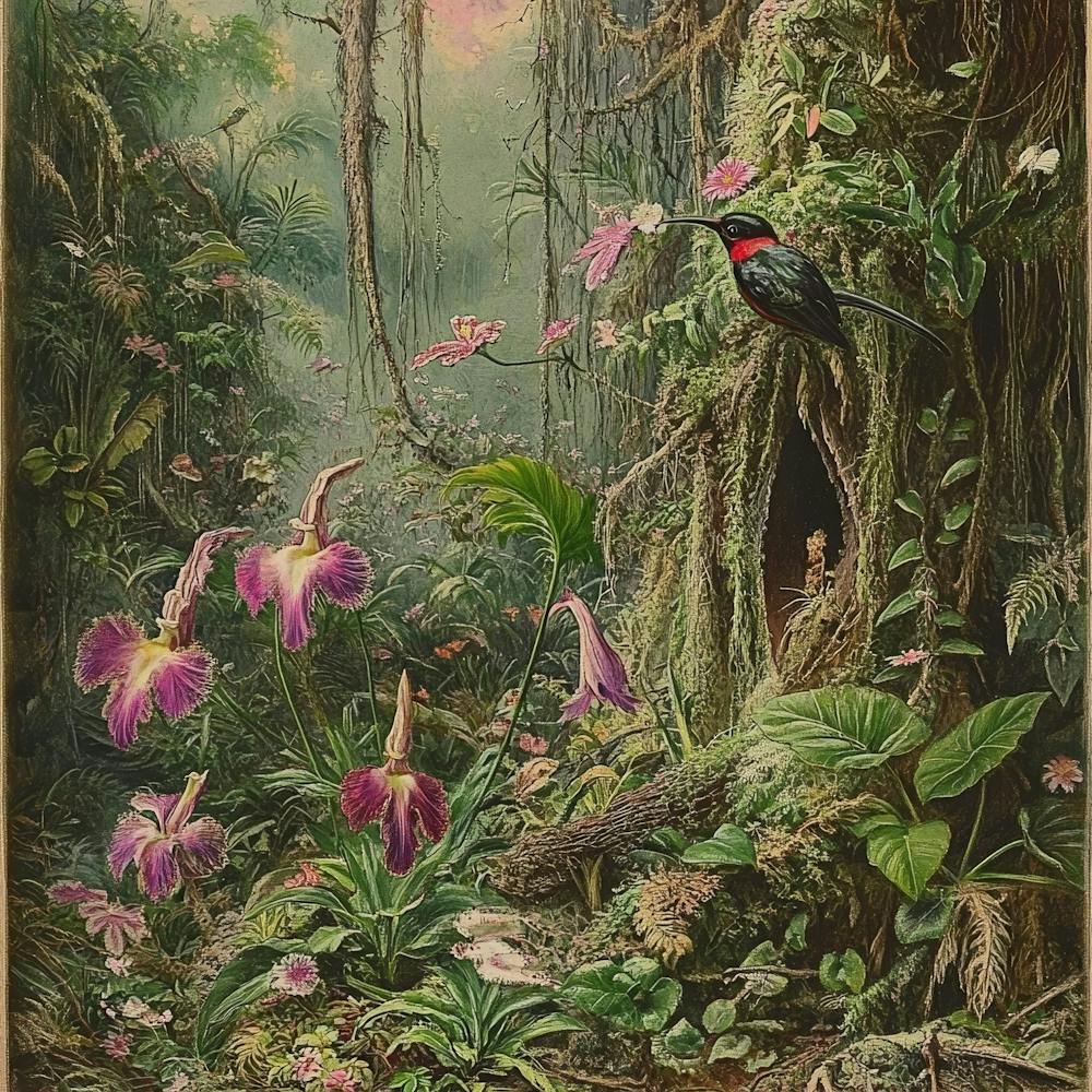 Bird In The Jungle Art