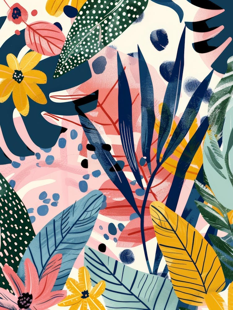 Seamless Tropical Pattern 3