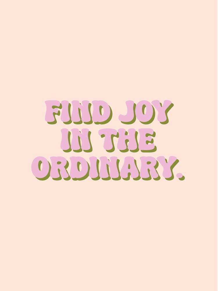 Find Joy Inspirational Love Colourful Typography Poster Print Art Lover Inspired