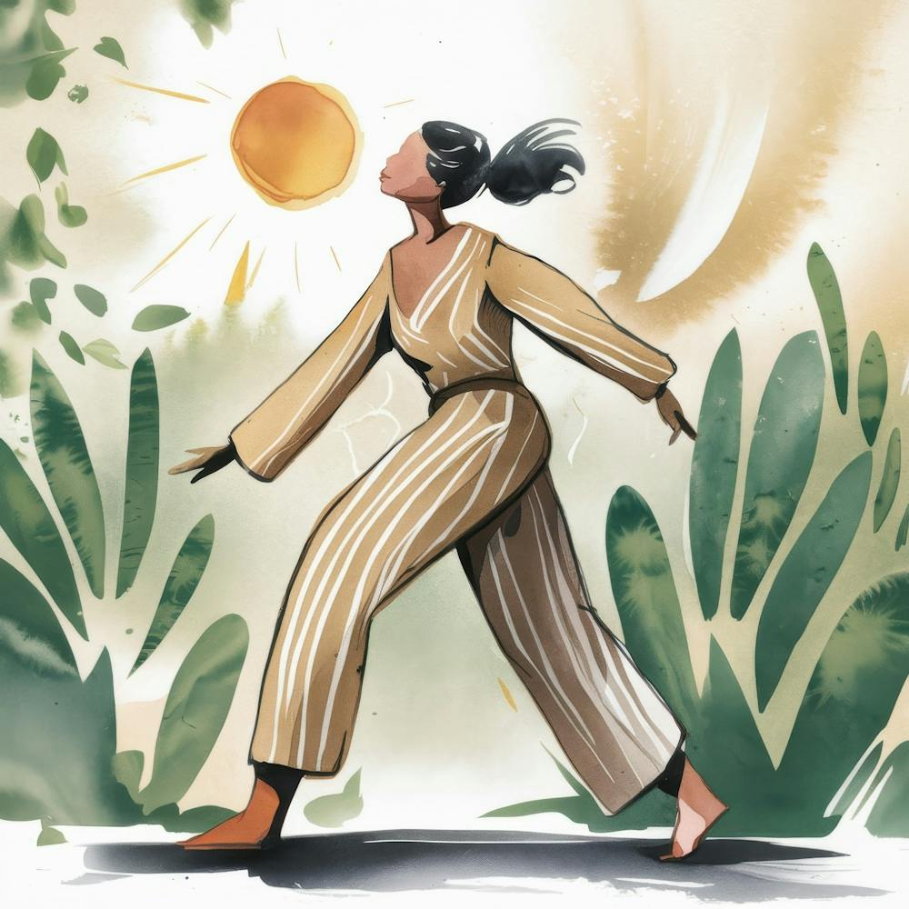 Sunlit Stroll