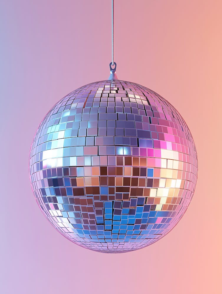 Disco Ball, Disco Ball Wall Art, Retro Wall Décor